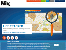 Tablet Screenshot of nixlice.com